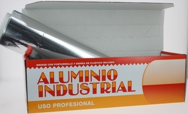 Papel aluminio cocina 30cm x 300m 14 micras rollo profesional.