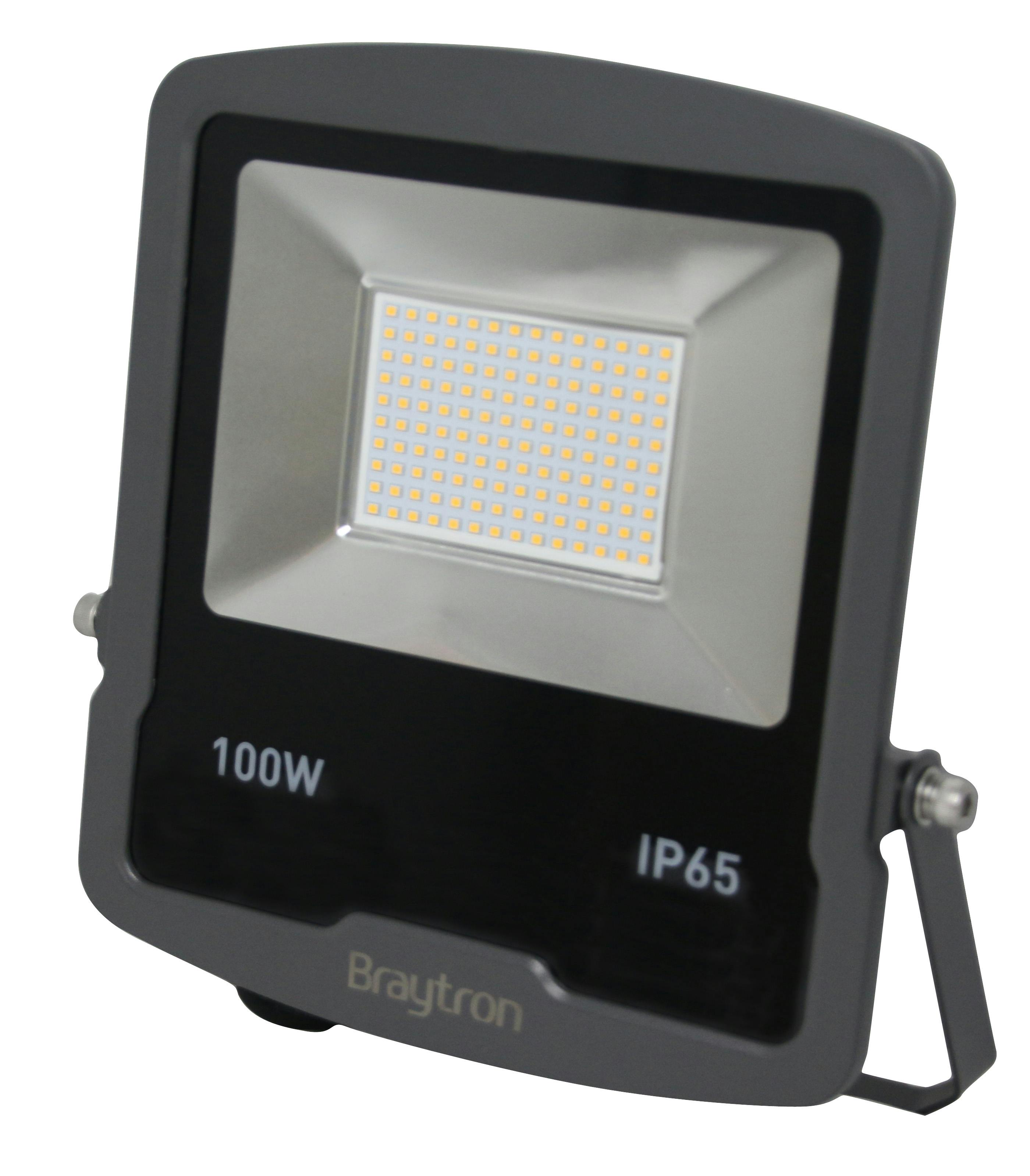 100W LED Fluter mit Bewegungsmelder Außen Strahler Scheinwerfer Warmweiß IP65
