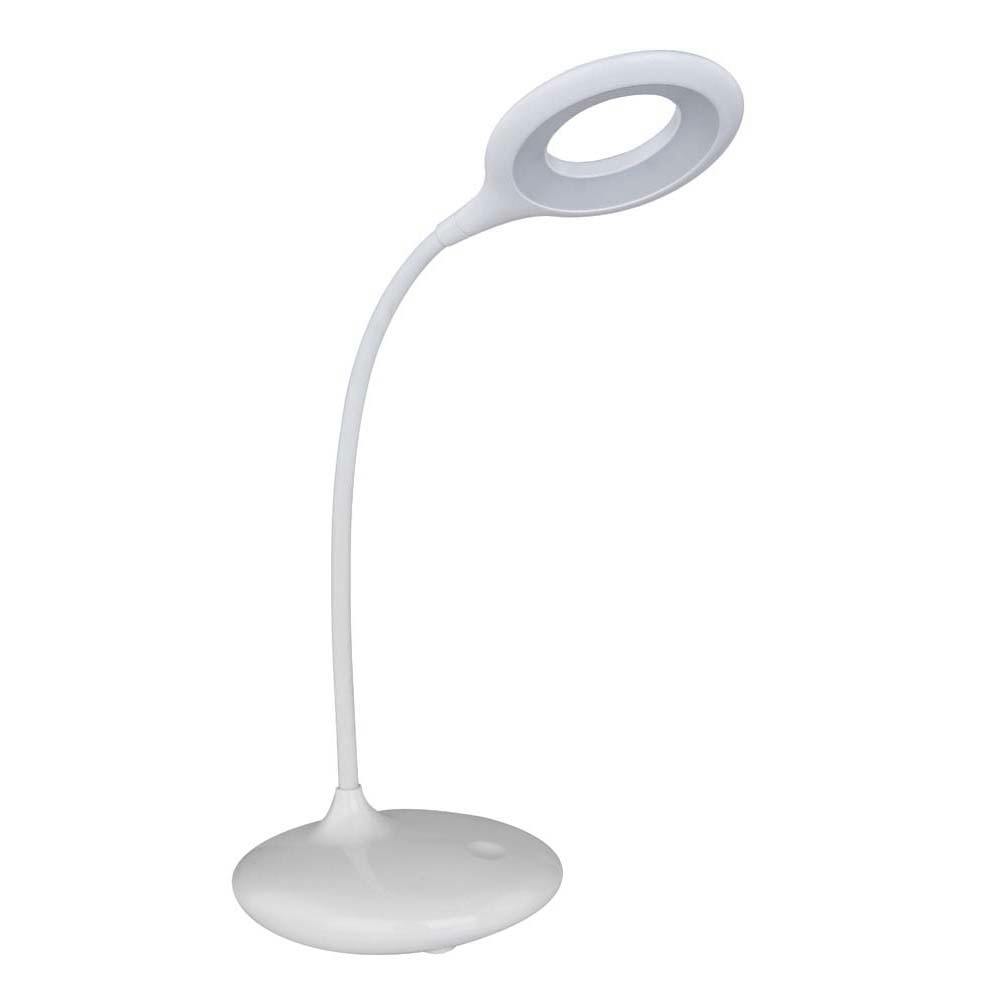 LED Schreib Tisch Leuchte Touch Dimmer weiß Schlaf Zimmer Beleuchtung Flexo-Arm 