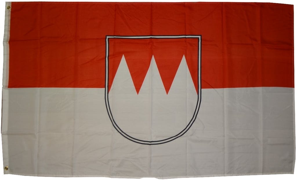 mit 2 Ösen Mittelfranken Fahne Flagge 90 x 150 cm 