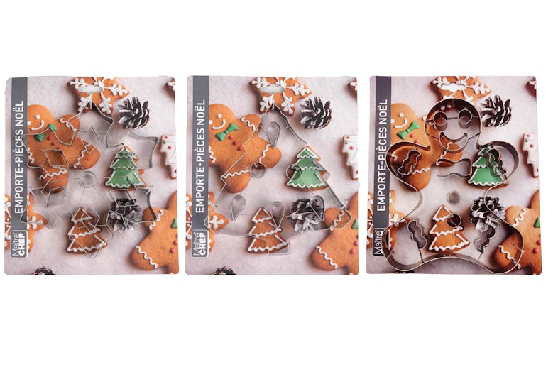 12 emporte-pièces en inox motifs Noël - Patisse