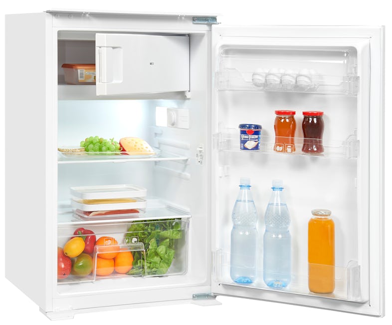 Exquisit Einbau Kühlschrank EKS5131-4-E-040E, Nutzinhalt: 118 L, Alarm-Funktion, 4-Sterne-Gefrieren, Einbaugerät
