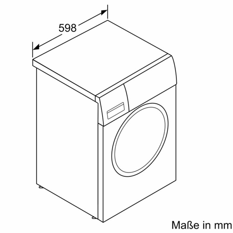 kg, U/min. METRO Waschmaschine, WAV28M33 9 Bosch 8 Serie Frontlader, Marktplatz | 1400