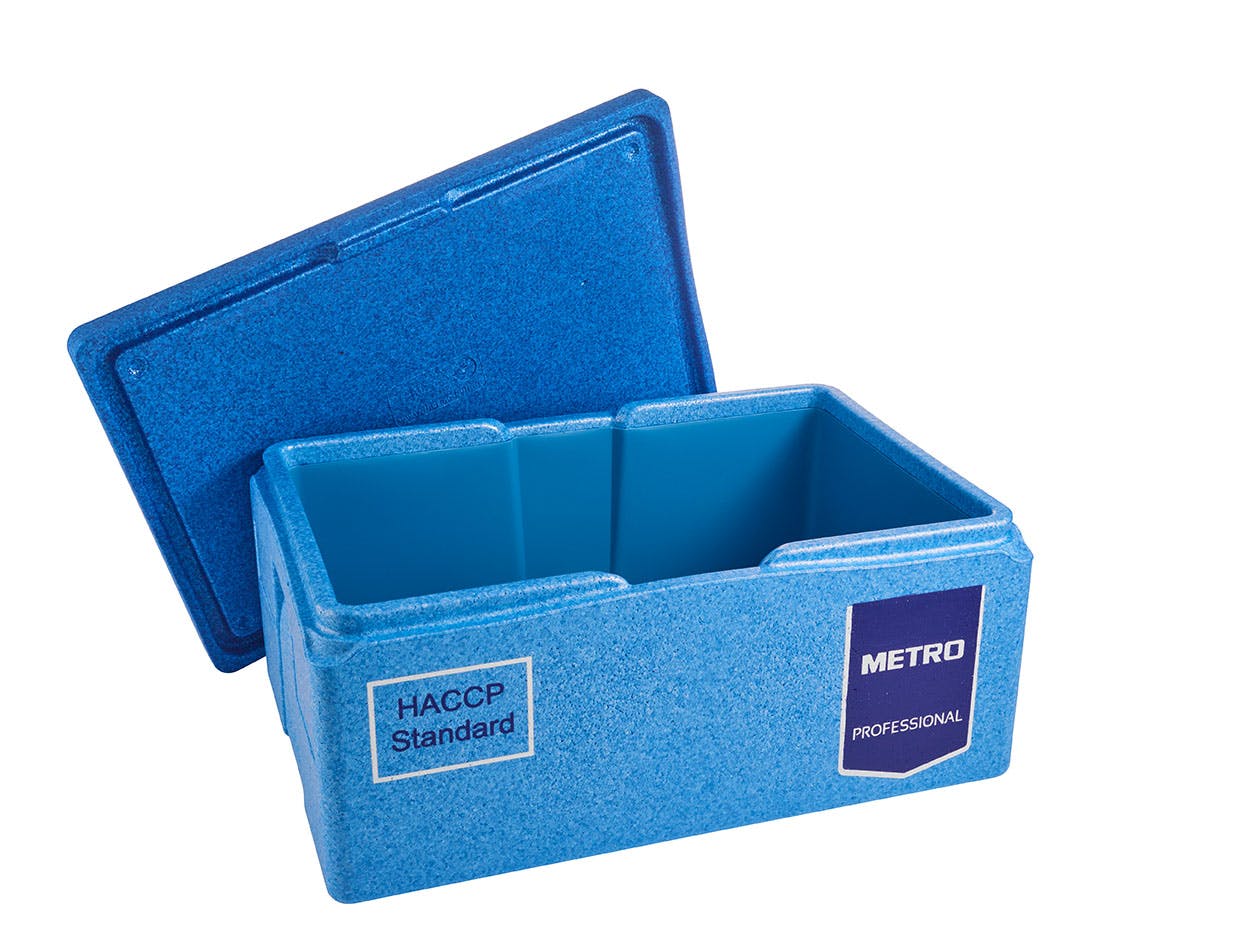 METRO Professional Thermobox GN 1/1, EPP, 40 L, Toplader, blau