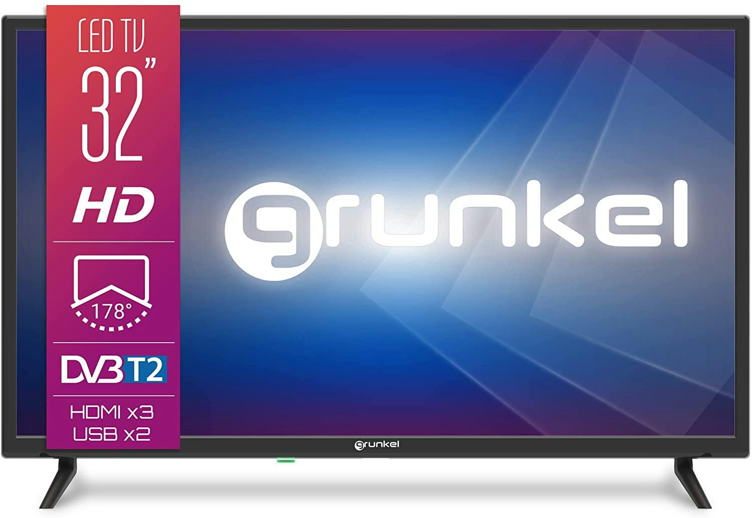 GRUNKEL LED325N1 Televisor De 32" Negro Makro