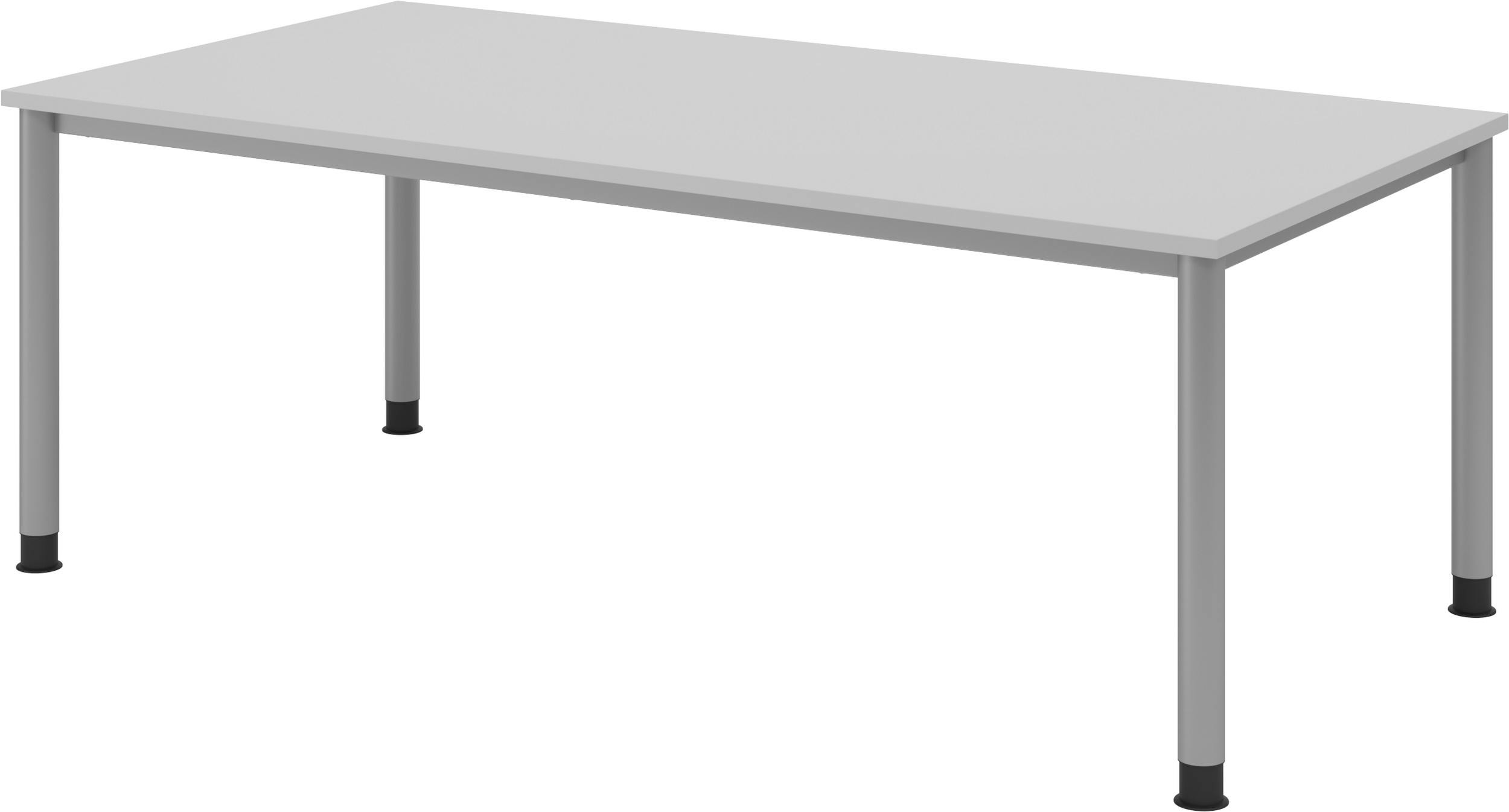 Bümö Höhenverstellbarer Schreibtisch H-Serie 200x100 Cm In Grau ...