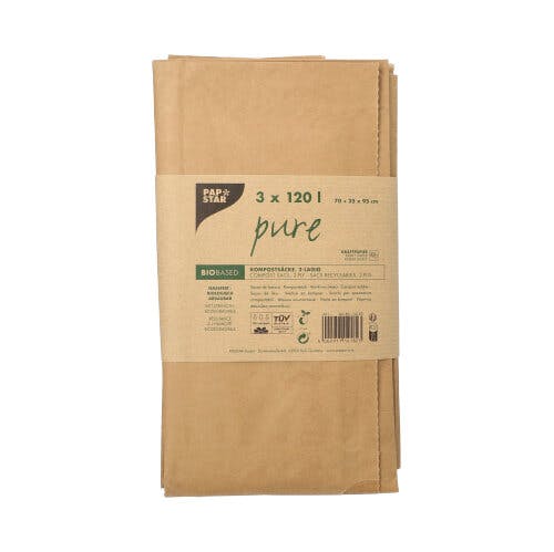 Lot De 200 Sacs Marron De 450 G