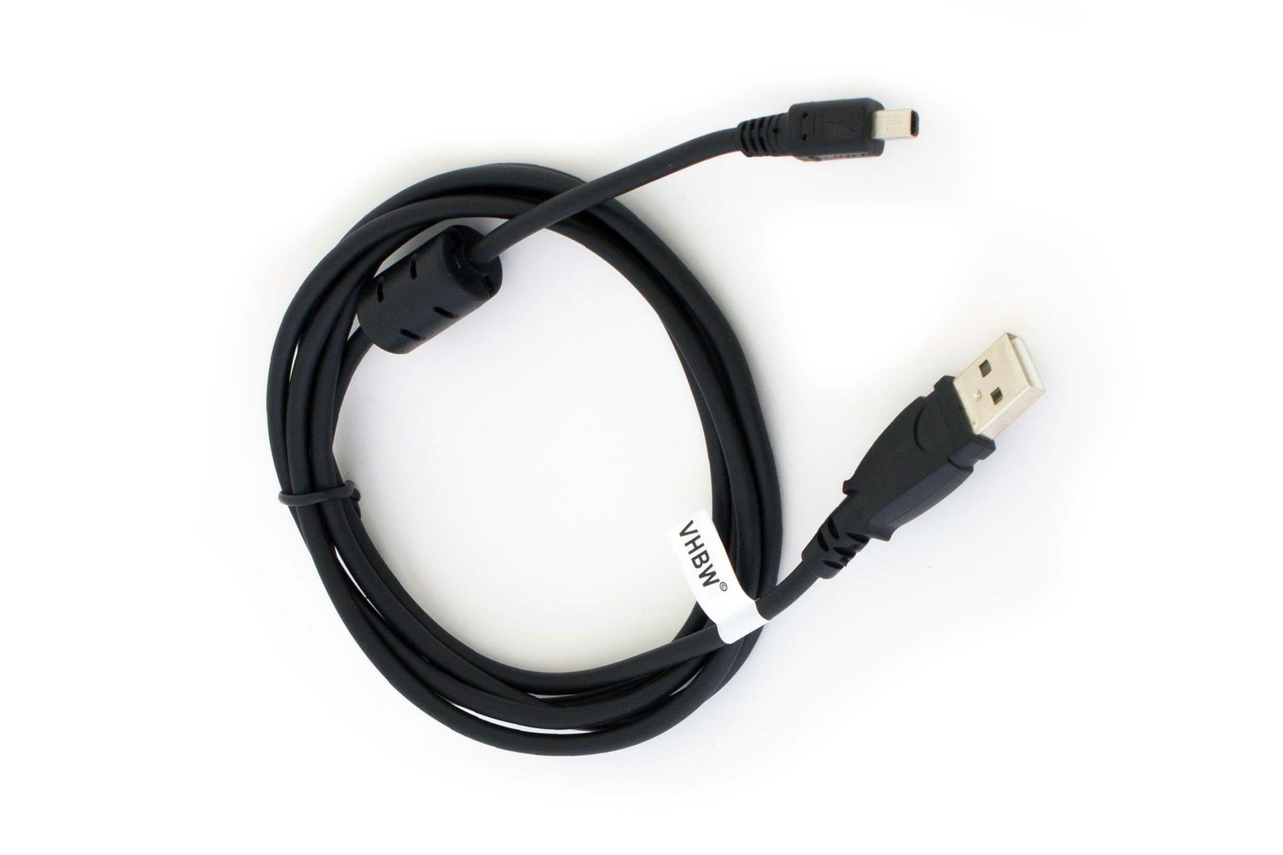 vhbw USB Kabel Datenkabel (StandardUSB Typ A auf Kamera) 180cm passend