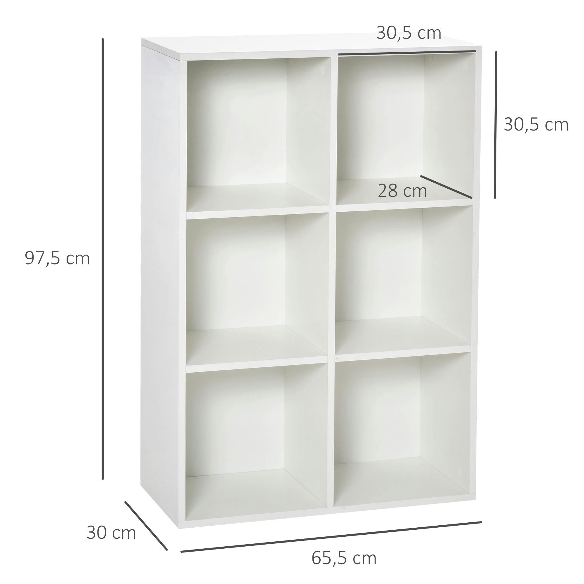 Elegante estantería blanca, estantería de 71 pulgadas de alto con puertas y  3 cajones, estantería de madera con estantes abiertos de 4 niveles, para