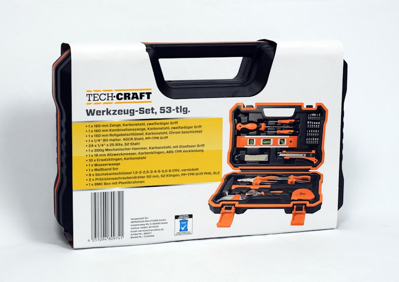 TECH-CRAFT® Werkzeug-Set, 53-tlg. im Koffer