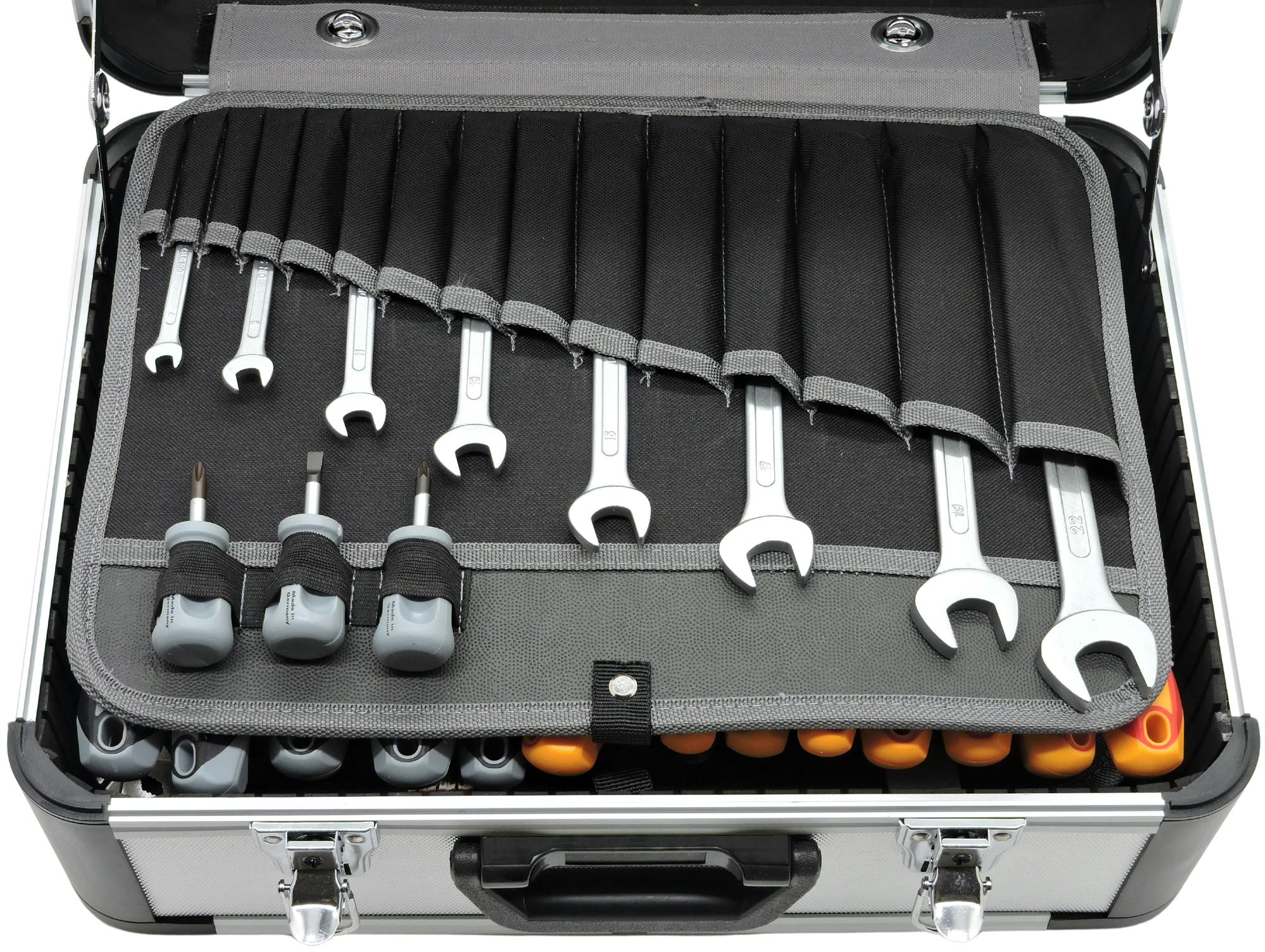FAMEX 419-43 Profi Alu Werkzeugkoffer bestückt - PROFESSIONAL 