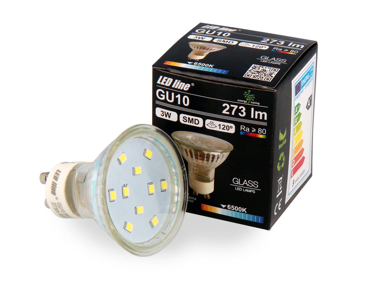 10x GU10 7W LED Leuchtmittel 581 Lumen Spot Strahler Einbauleuchte Kaltweiß 