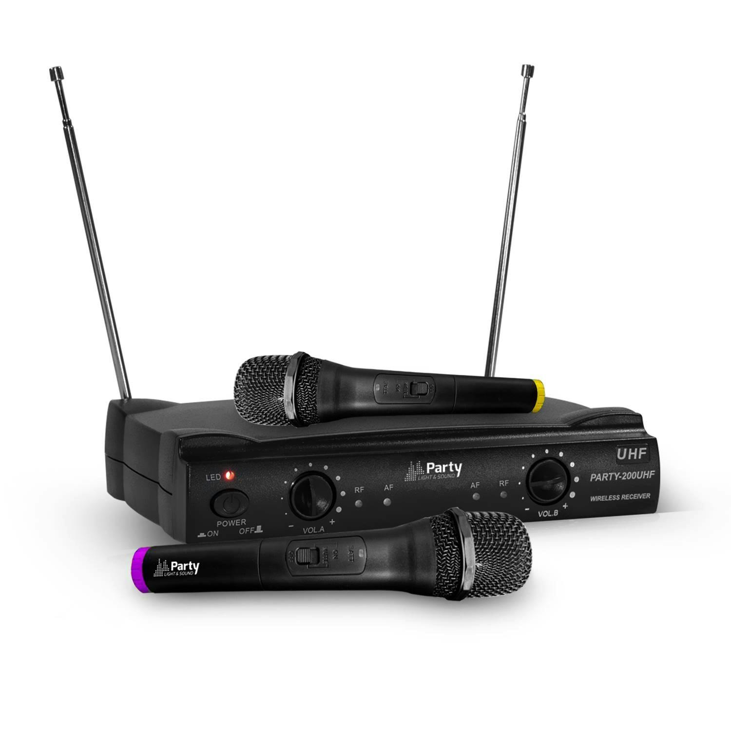 Système Microphone sans fil - FestiSound WMK3VHF via USB - Technologie VHF