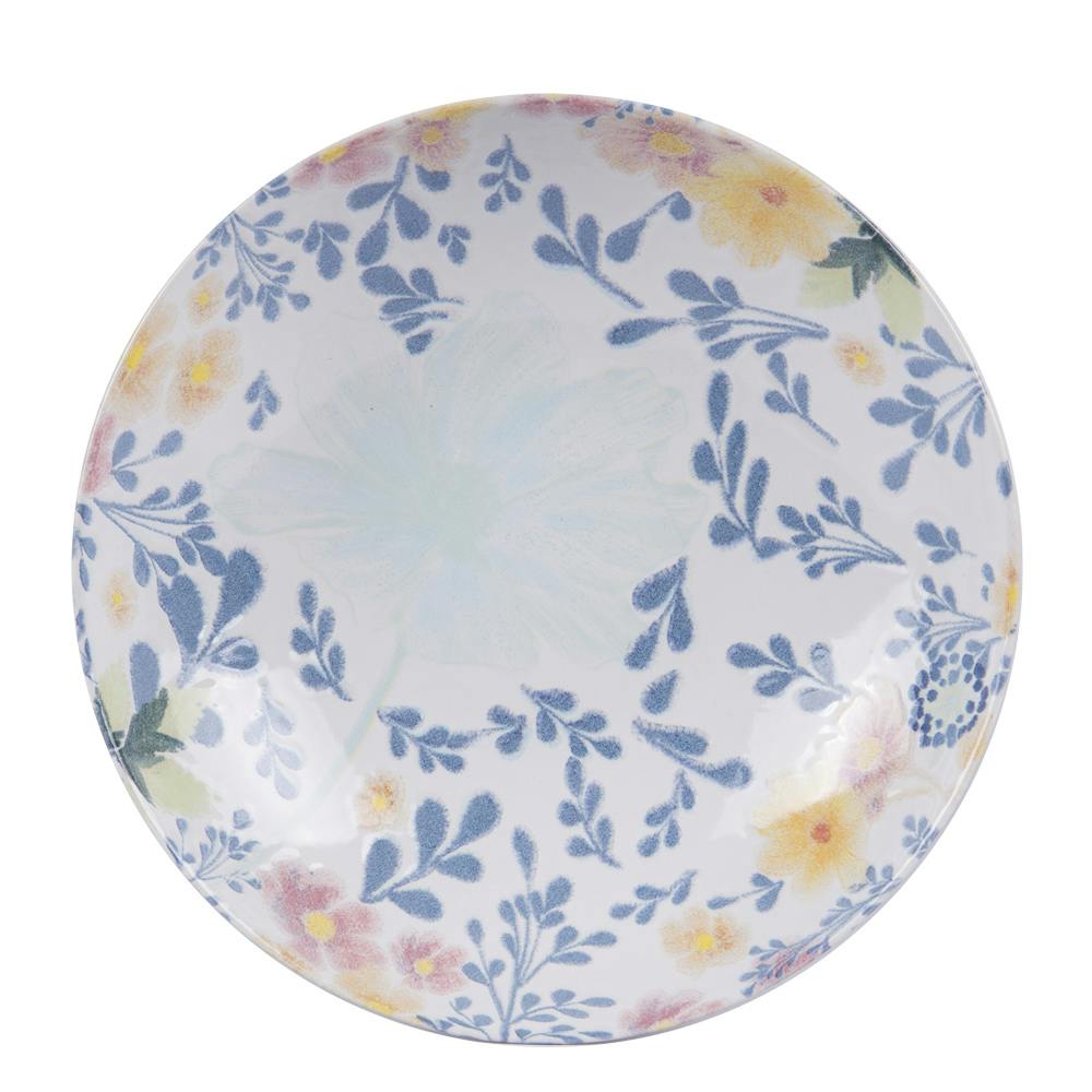 Table Passion - Grande assiette creuse Vésuvio bleu 25 cm (lot de 6)