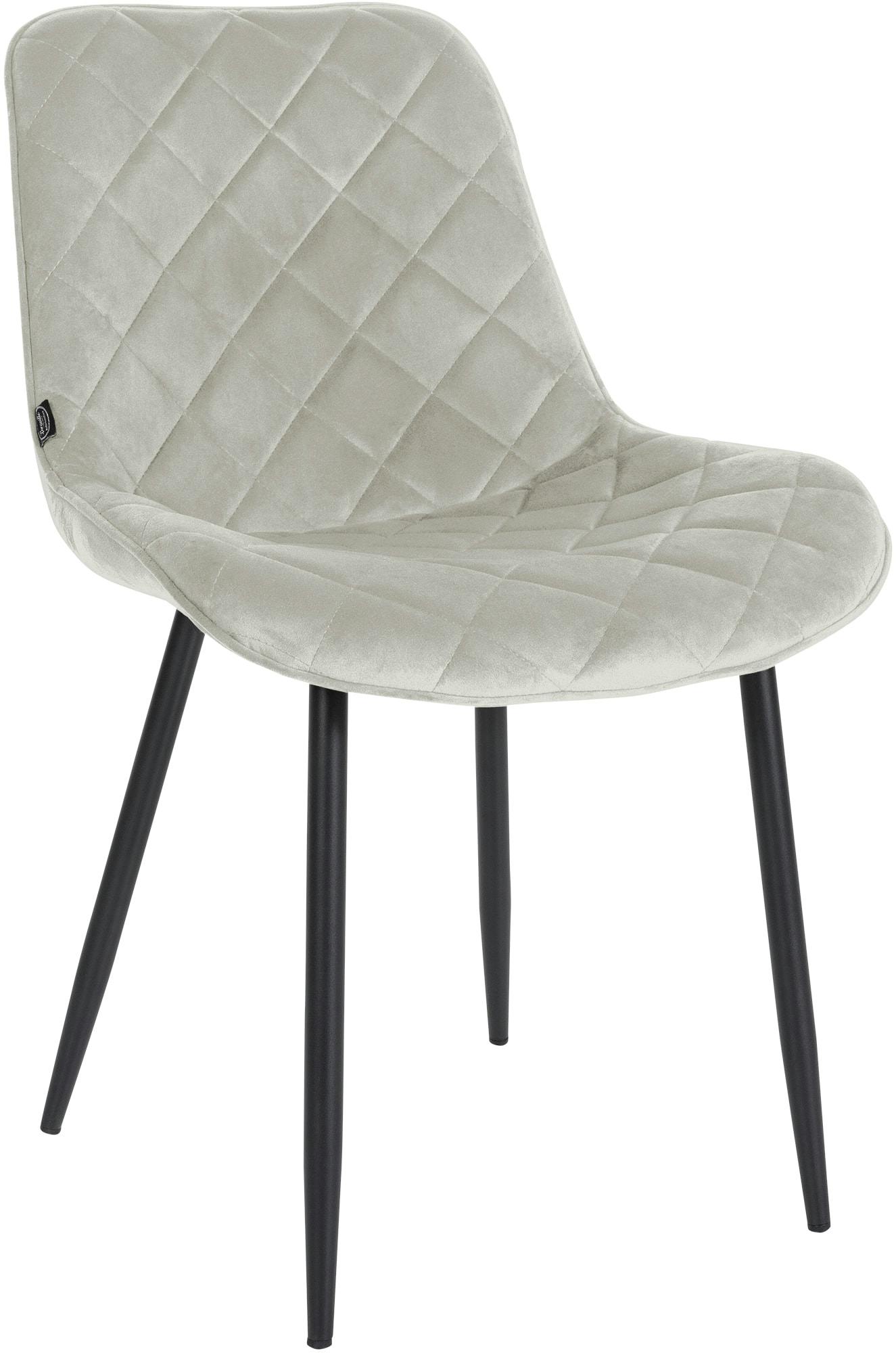 Sedia Springs in velluto crema METRO