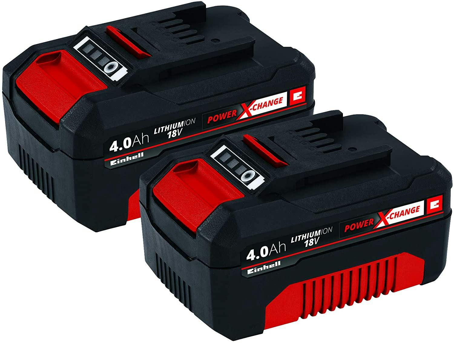 Einhell Akku PXC-Twinpack 4,0 Ah Power X-Change (Li-Ion, 18 V, 2x 4,0 ...