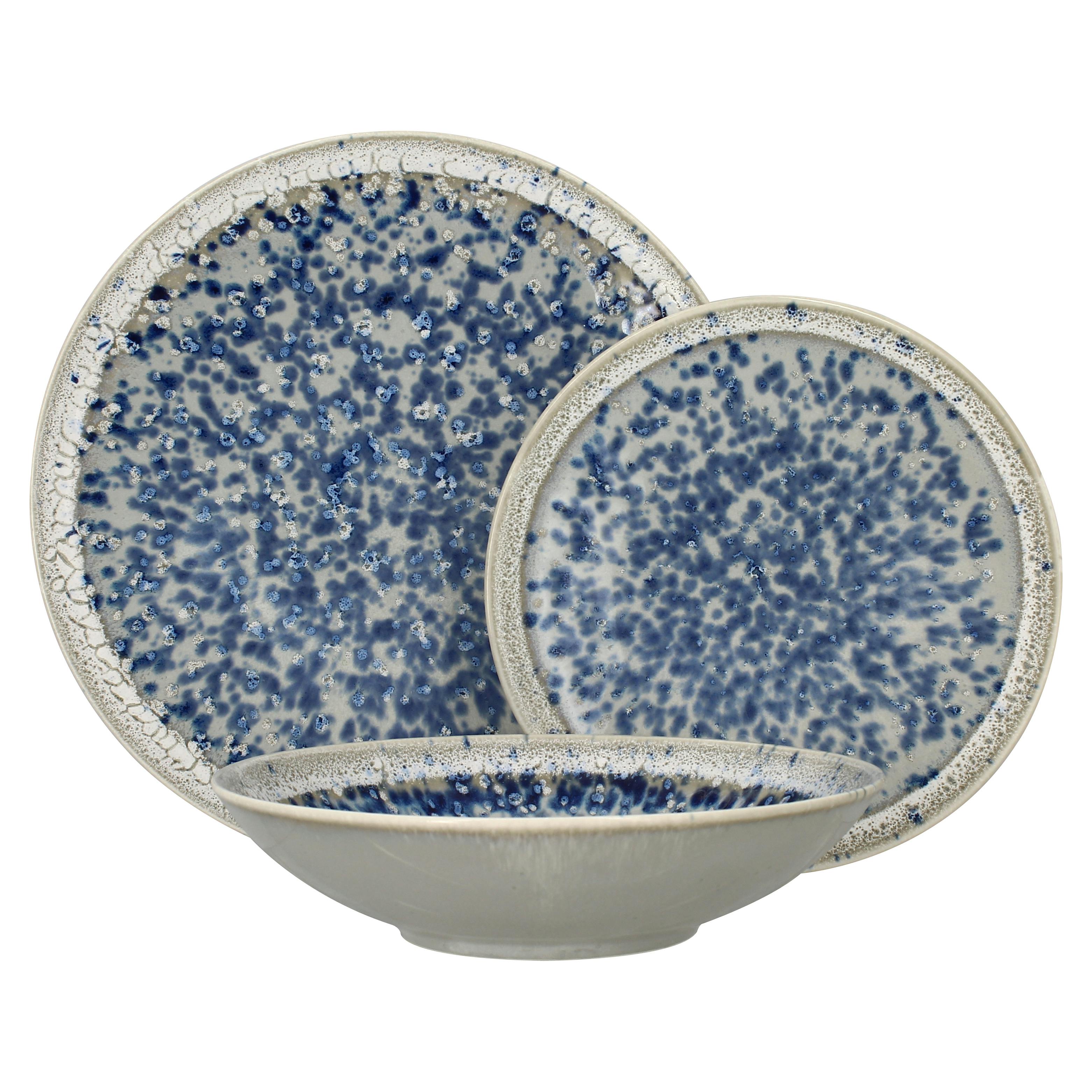 Lot de 6 assiettes plates porcelaine blanche - D 26 cm - Tivoli