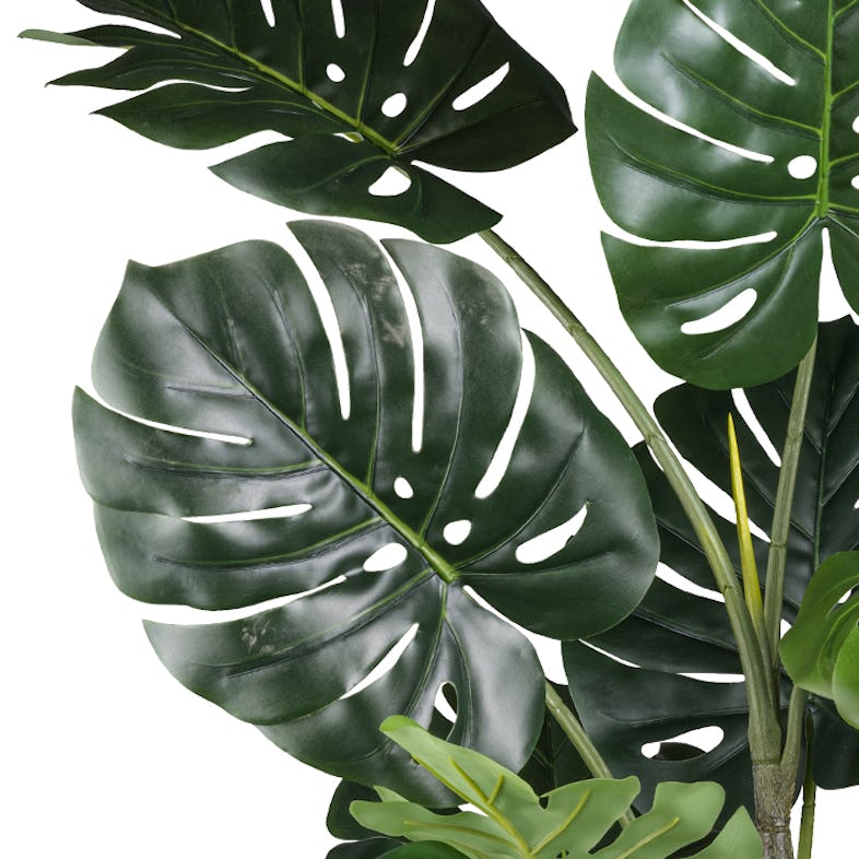 CREATIV green Künstliche Pflanze Splitphilodendron 160cm METRO | Topf im Marktplatz