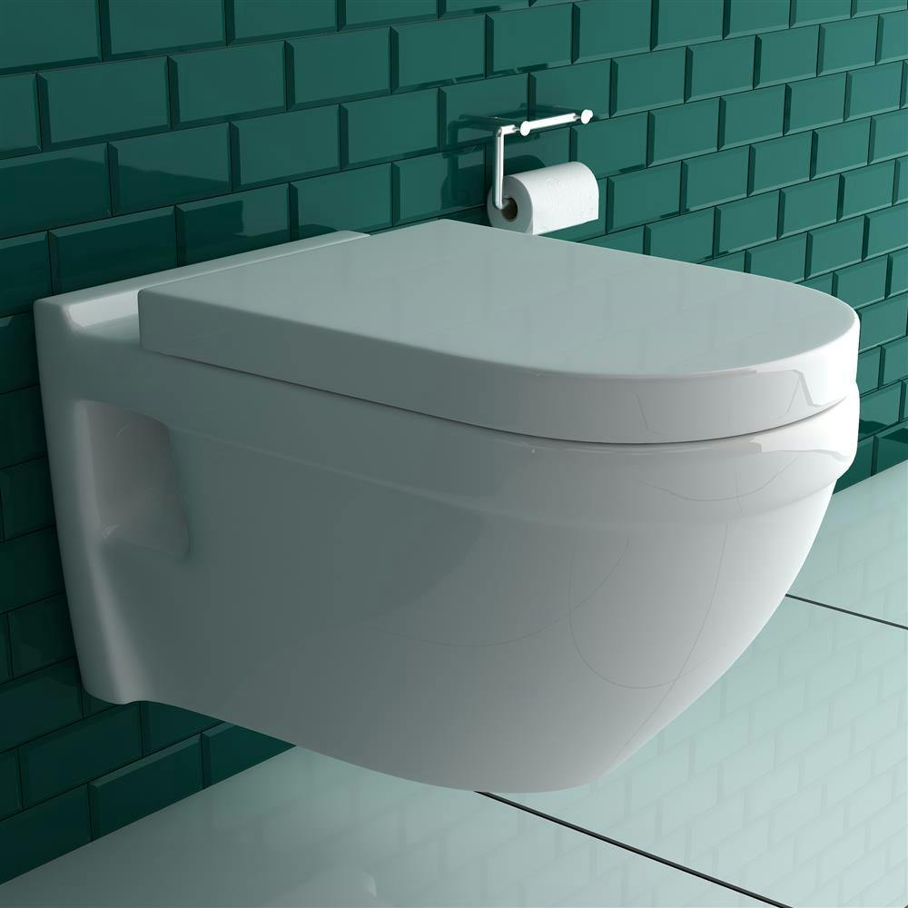 Vitra V-Care Comfort Spülrandloses Dusch Wand WC mit Taharet Bidet 