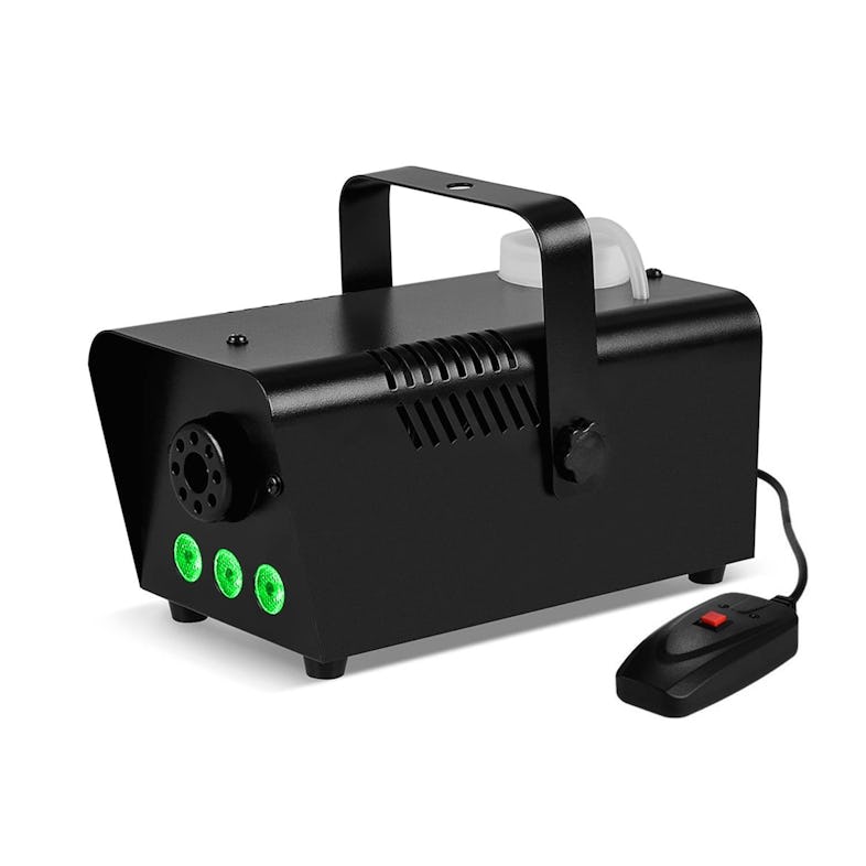Mini Machine à fumée à LEDs vertes 400W + + Télécommande et érier fixation