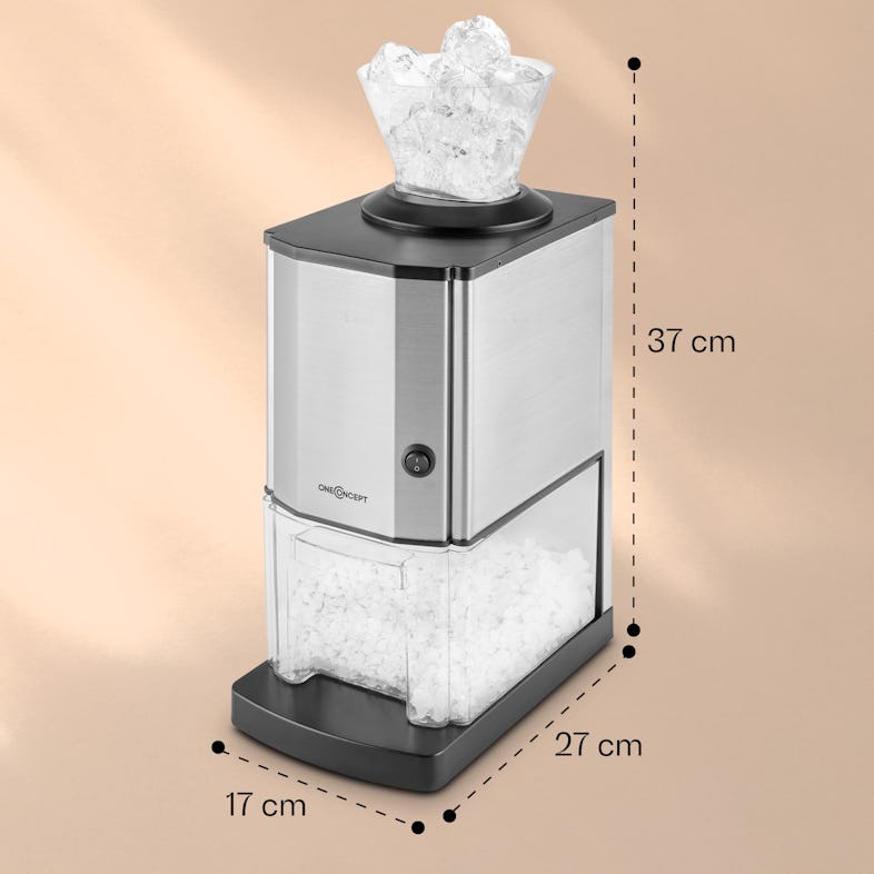 On-The-Rocks Ice Cube Machine LED 12kg every 24h 2.1l