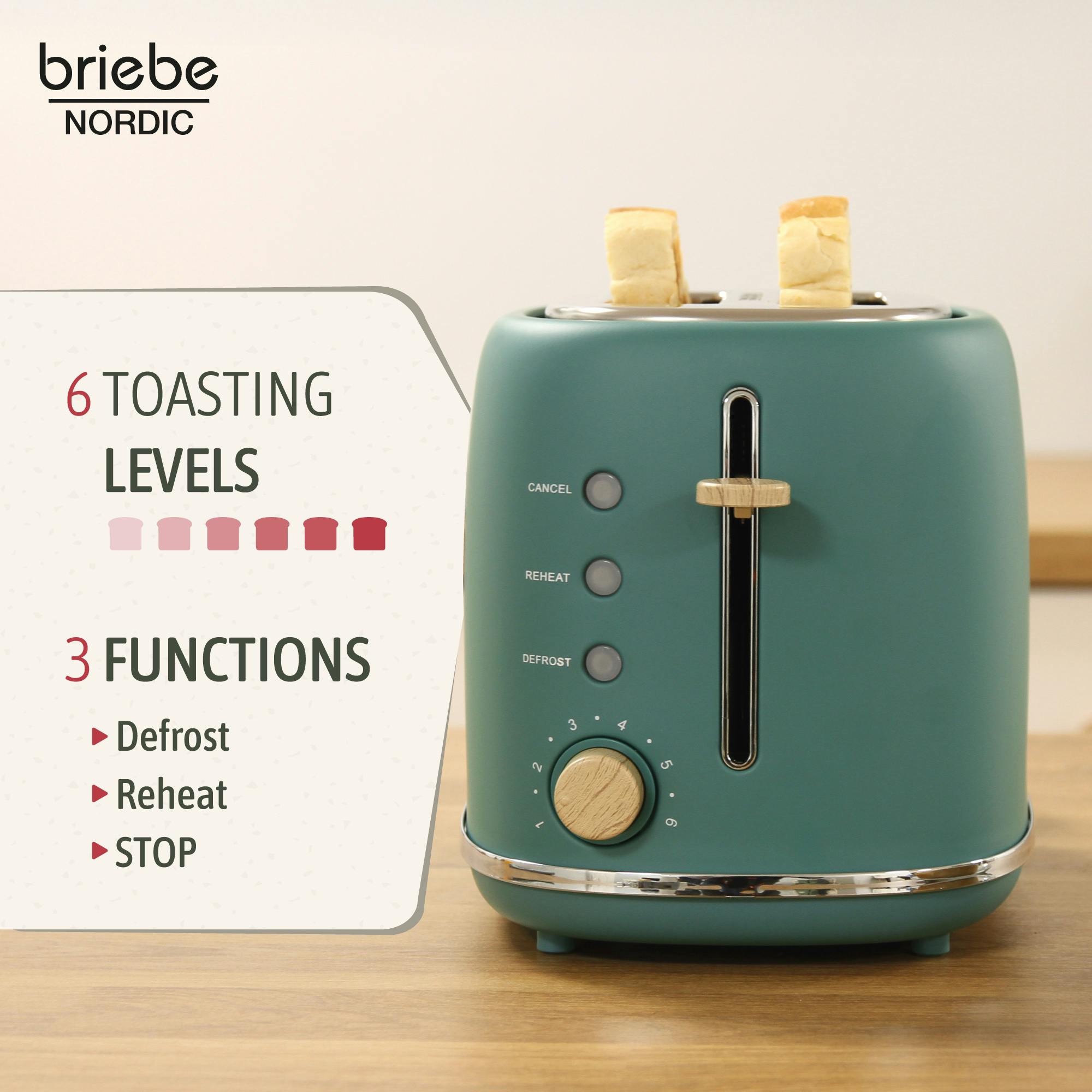 Tostadora Pan Ranura Ancha Tostadora SWAN ST14610WHTNEU, Nordic