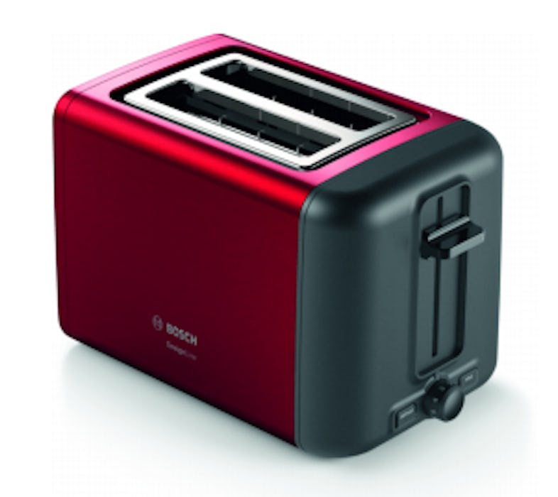Bosch TAT3P424DE Toaster 2 Schwarz, 970 Marktplatz W Rot | Scheibe(n) METRO