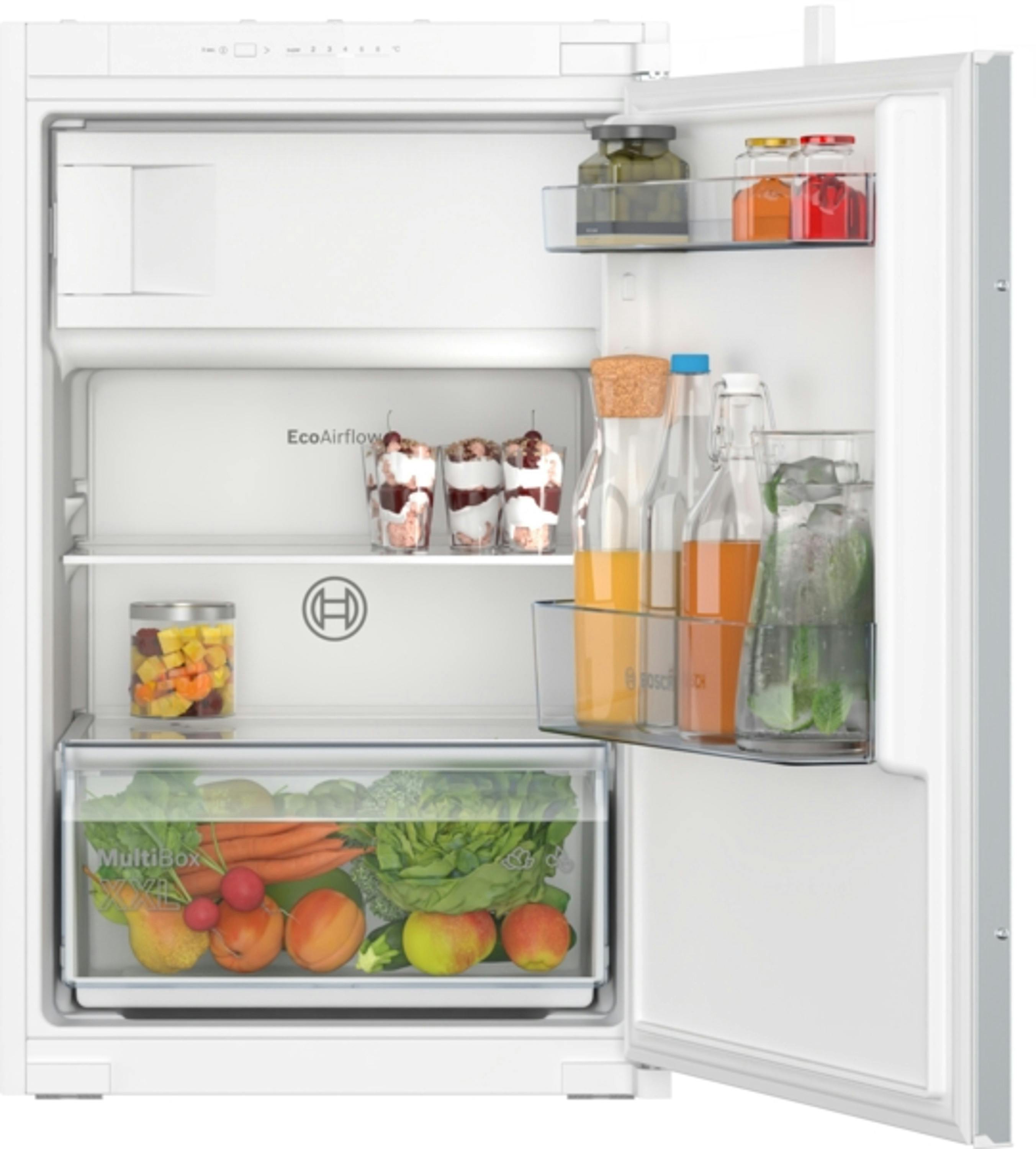 Bosch Serie 2, Einbau-Kühlschrank mit Gefrierfach, 88 x 56 cm,  Schleppscharnier KIL22NSE0 | METRO Marktplatz