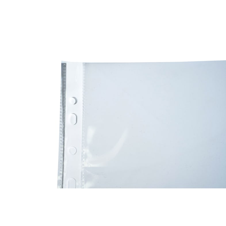 EXACOMPTA Sachet de 10 pochettes perforées A4 PP transparent lisse