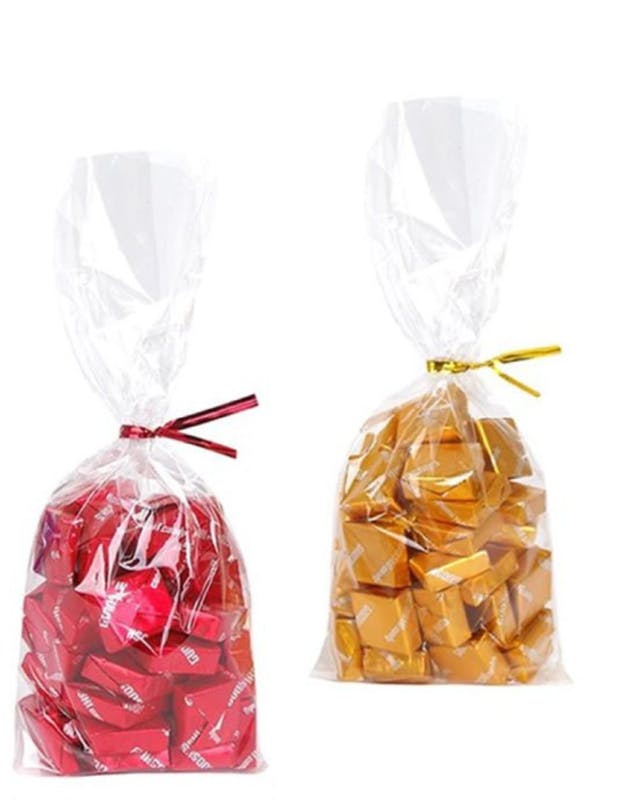 1000 Bolsas de Celofán Transparente 750g (9x28cm) con Base y - Main Image