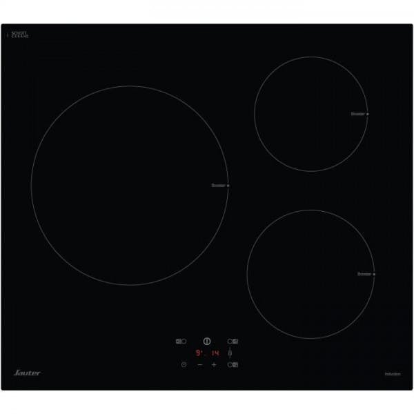 Table de cuisson induction SAUTER - 3 zones - 7200W - L60 x P52 cm