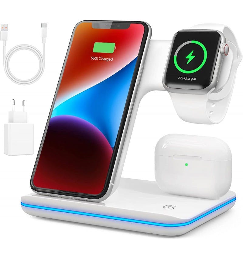 Cargador Inalámbrico para dispositivos Apple, in Estación de