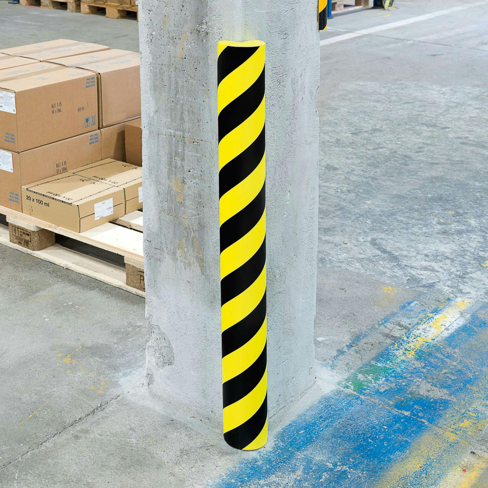 Prall- & Kantenschutz aus hochwertigem EVAC-Schaum, Geeignet für den  Innenbereich, LxØ 100x10cm