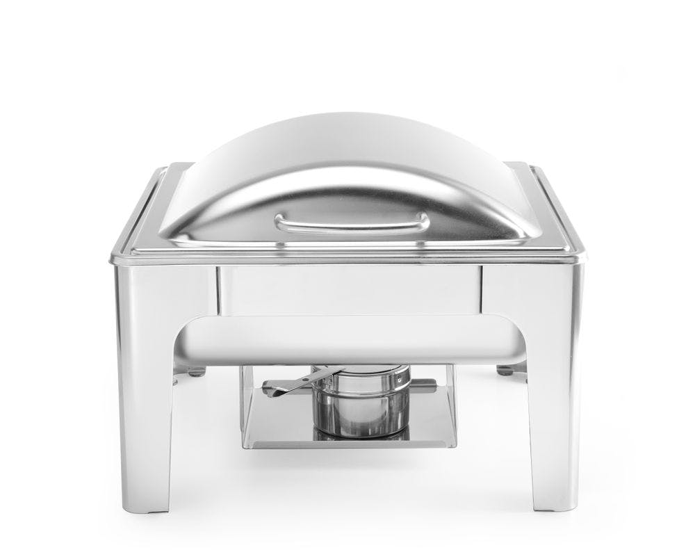 Chafing dish GN 2/3 satin finish, HENDI, Profi Line, 6L, 395x430x(H