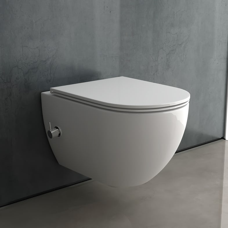Hänge-Dusch-WC - Taharet- /Bidet-Funktion - Toilette inkl. WC