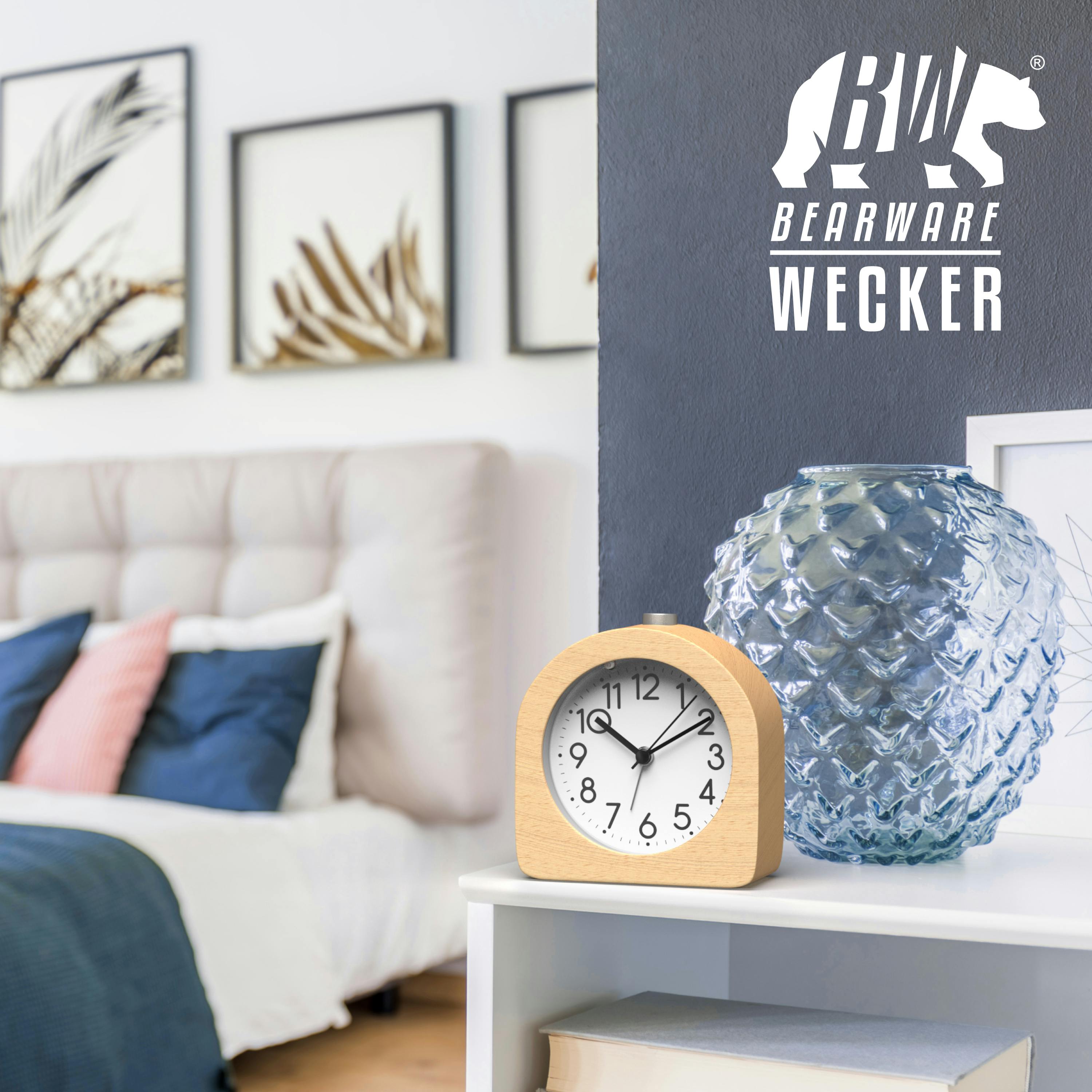 Analoger Wecker Ohne Ticken - Lauter Klingelton Mit Batteriebetrieb