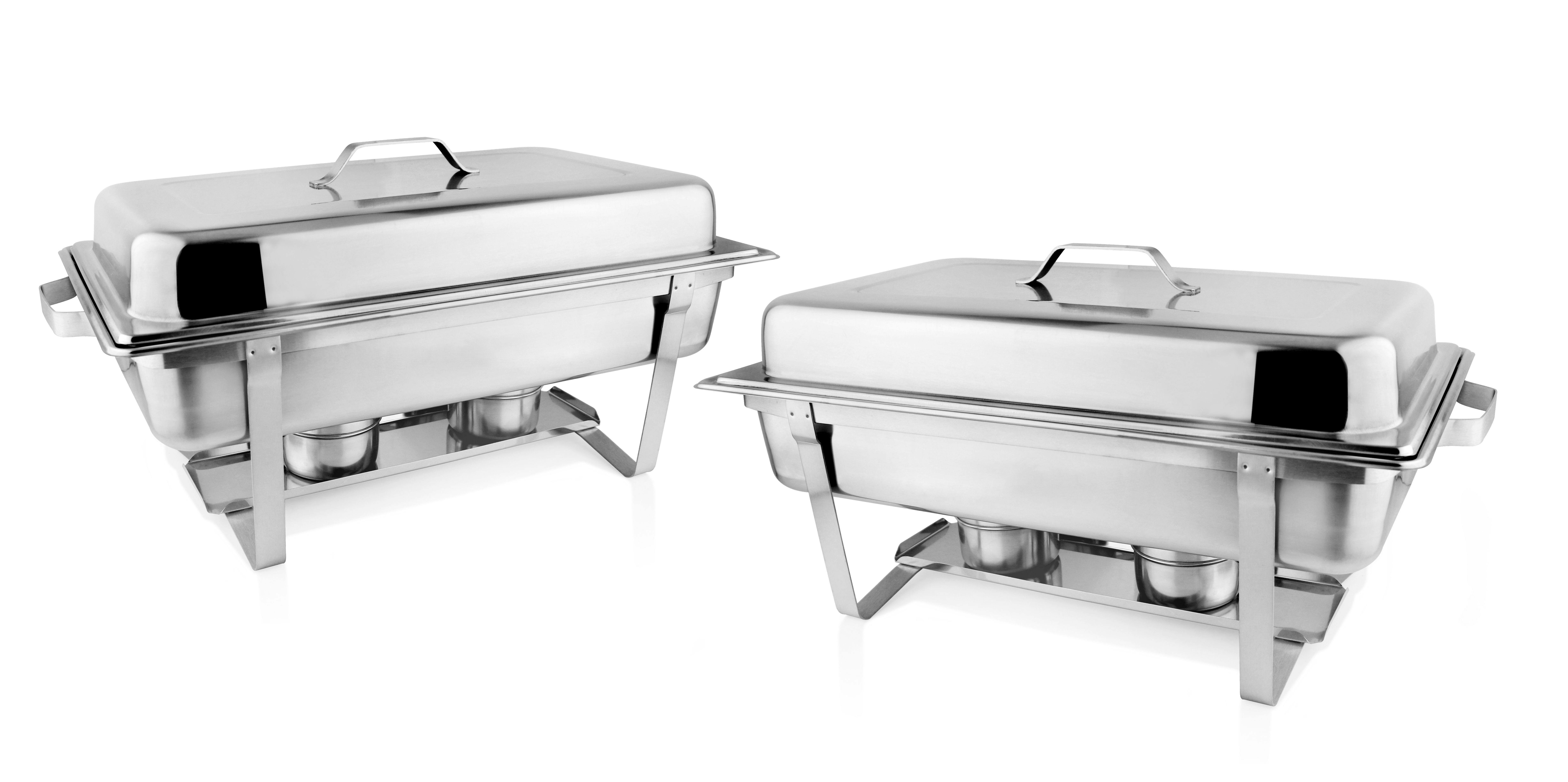 aro Chafing dish AW119 Twin set van 2, roestvrij staal, 32,5 L, 6 GN