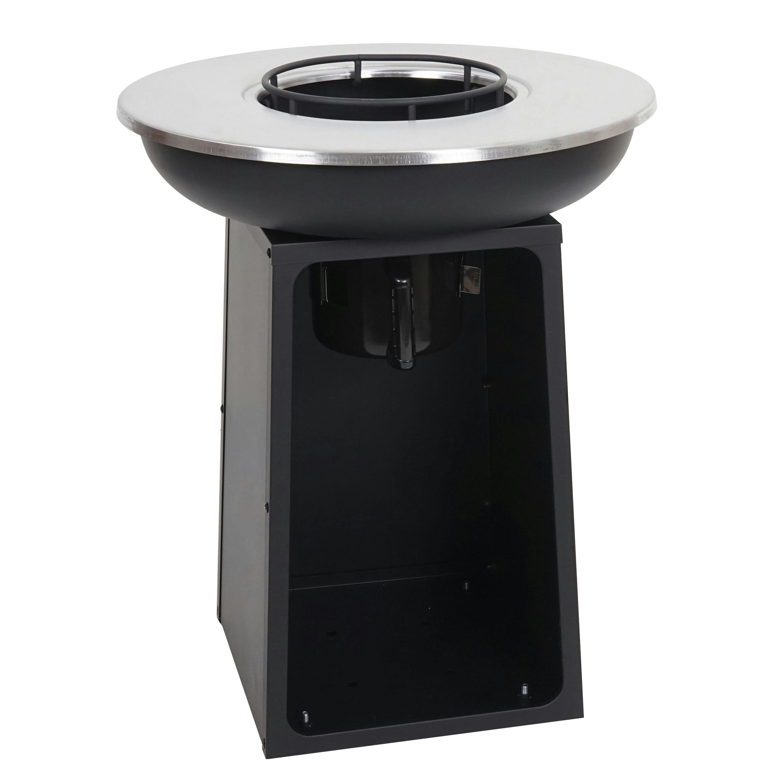 Vuurschaal met Grillplaat HWCK97 Fire Pit Grill Vuurkorf BBQ Buiten