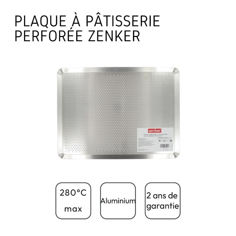 Zenker Plaque à pâtisserie perforée Special Cooking aluminium