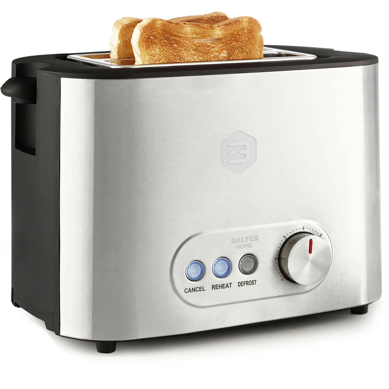 Toaster 2 Scheiben Brötchenaufsatz Toastautomat Küchenzubehör Sandwich 800W 