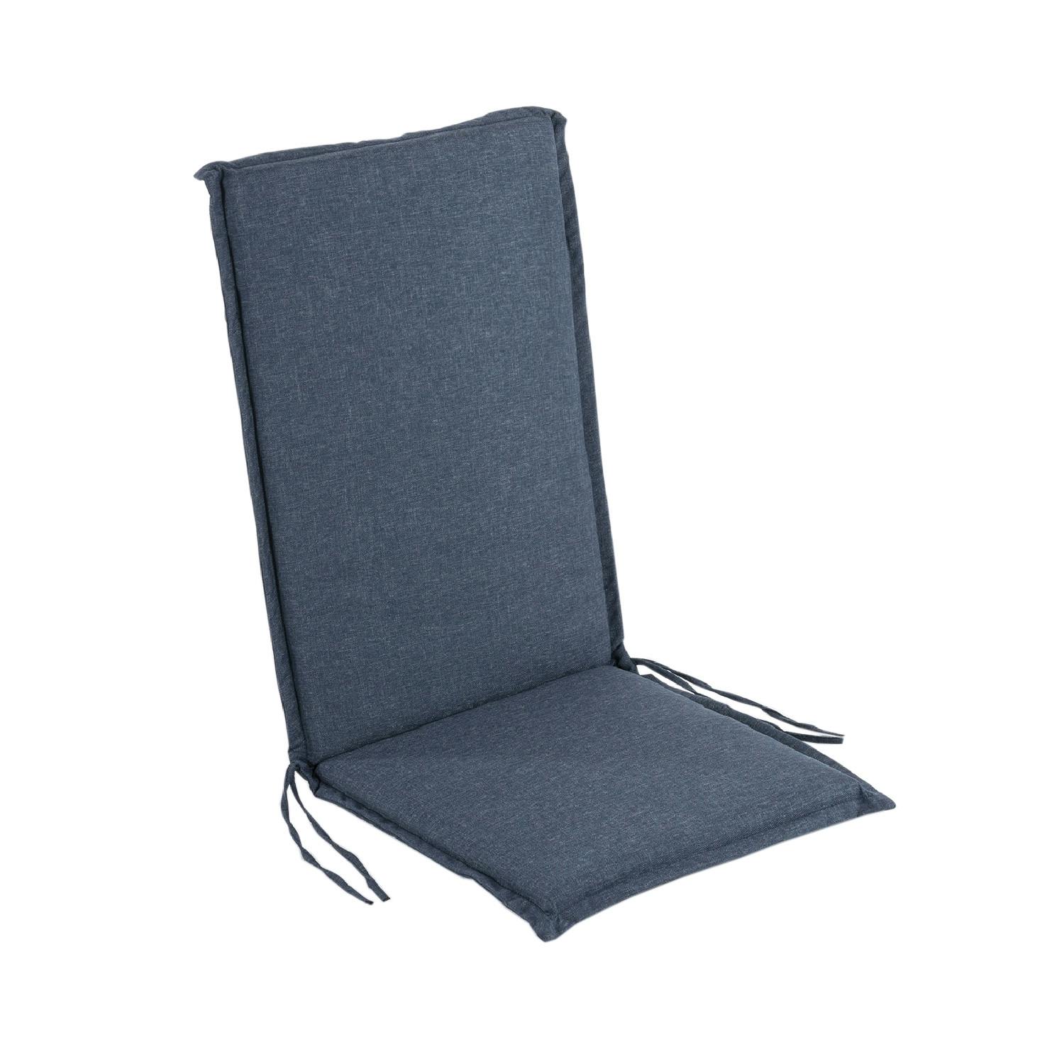 Edenjardi Cojín para sillón de jardín reclinable estándar Turquesa Desenfundable Tamaño 109x45x4 cm 