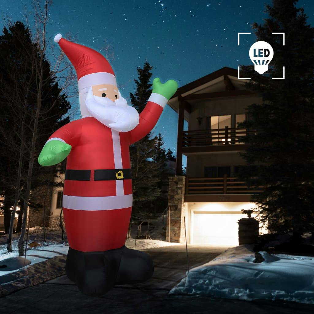 vidaXL Aufblasbarer Weihnachtsmann LED IP44 600 cm XXL METRO Marktplatz