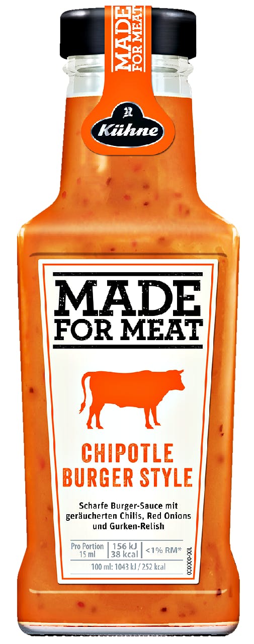 Kühne Made for Meat Chipotle Burger Style Sauce (257 g) METRO Marktplatz