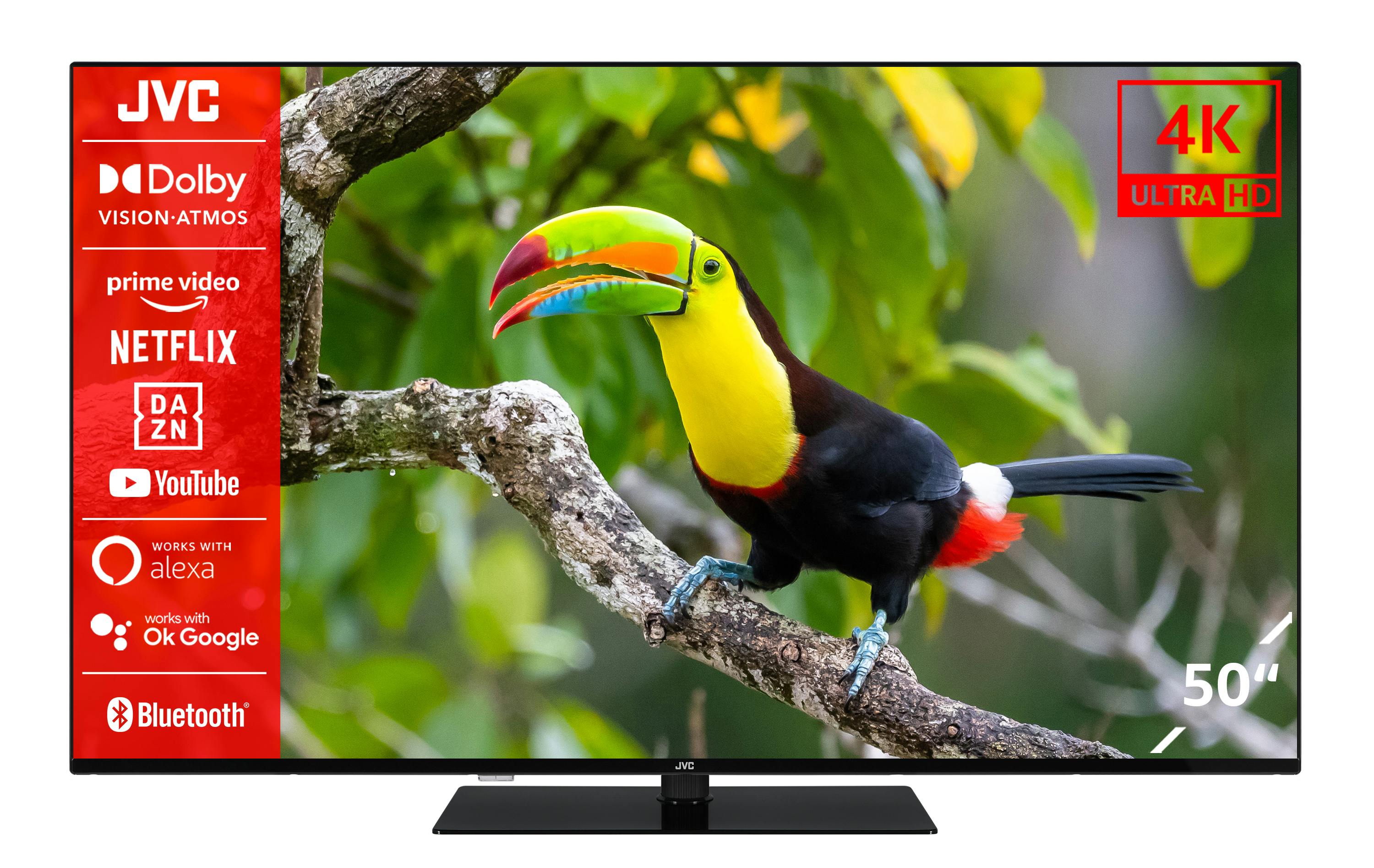 Smart Zoll Fernseher Marktplatz Triple-Tuner, HD, Ultra (4K TV / JVC METRO Dolby | Vision, HDR Atmos) LT-50VU6355 50 Dolby