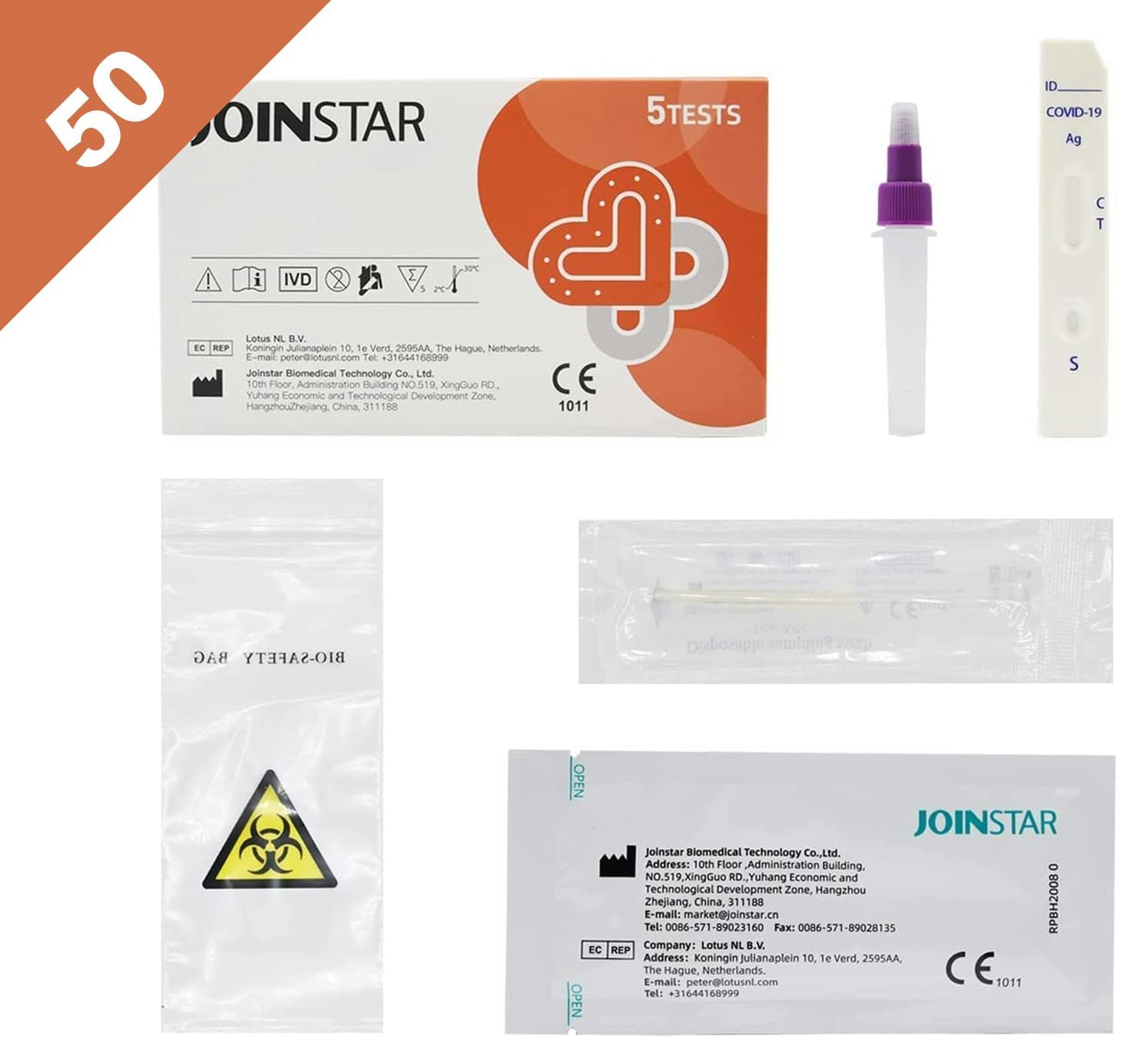 Joinstar Antigen Schnelltest Selbsttest, Antigen-Nasal Laien ...