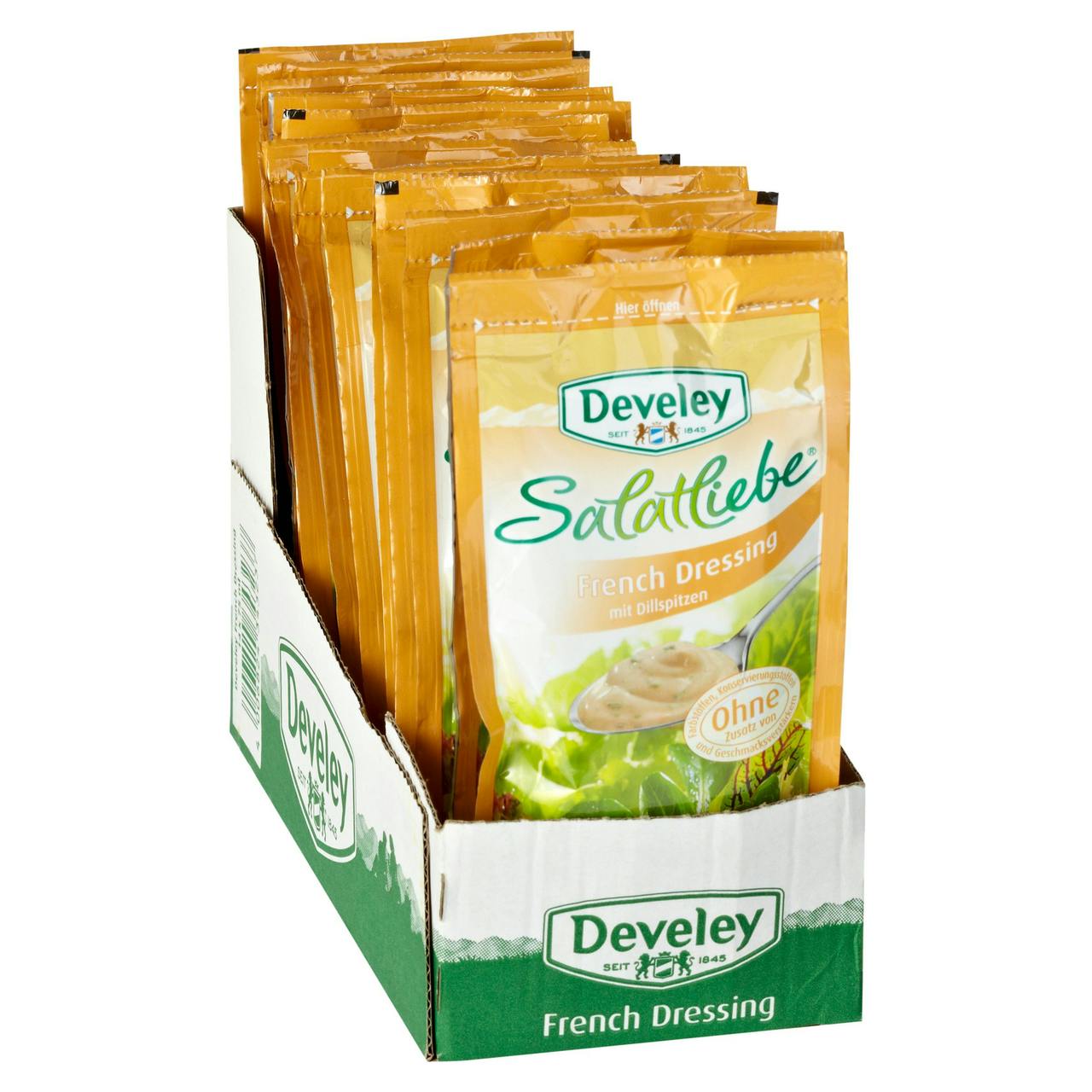 Develey Salatliebe French Dressing 14 x 75 ml (1,05 l) MAKRO Marketplace