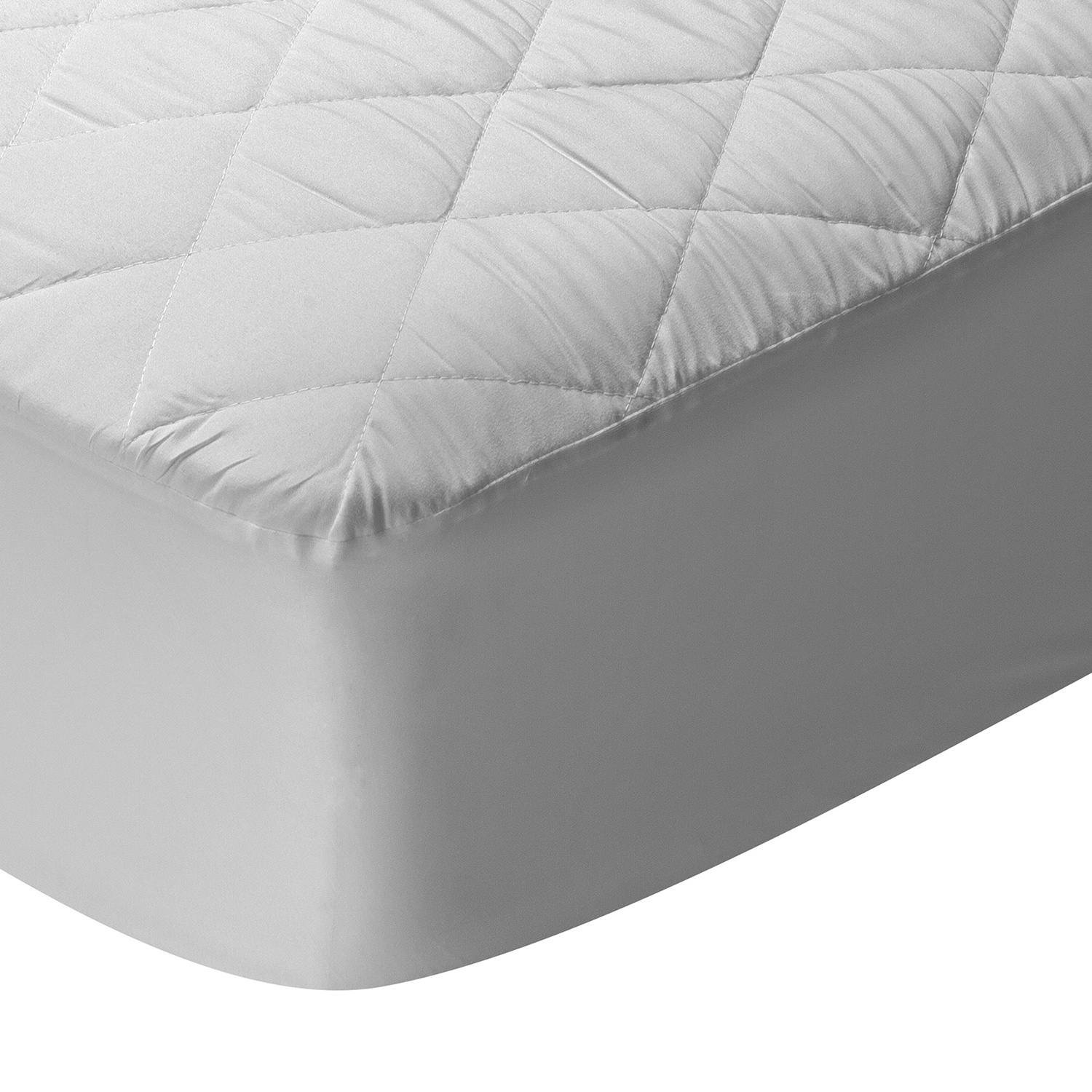 Protector de colchón antialérgico acolchado de microfibra 150x200 cm
