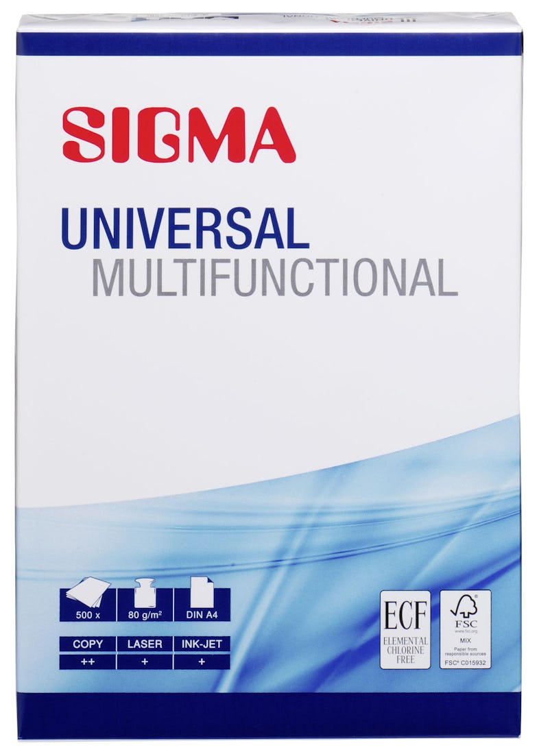 SIGMA DIN A4 Kopierpapier Universal, 80 g/m², weiß, 500 Blatt