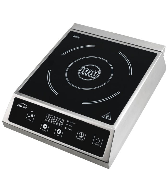 Lacor - 69337 - Table de cuisson professionnelle à induction 2700 W - Noir