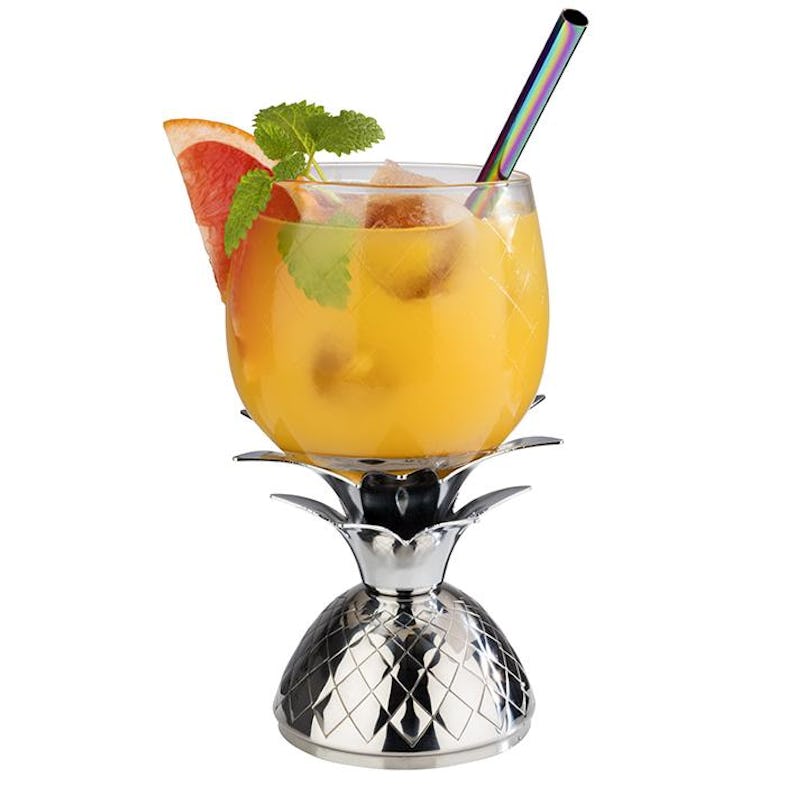 Cocktailglas PINEAPPLE mit Edelstahldeckel 0,35 L | METRO Marktplatz | Jumbobecher
